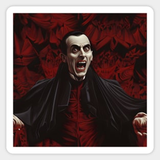 Halloween Monsters 8 - Dracula/Vampire Sticker